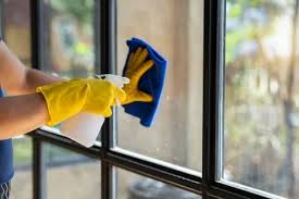Window and glass cleaning — mirrors and partitions